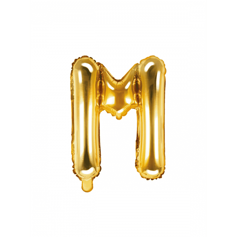 Buchstabenballon M XS - Gold | Boutique Ballooons