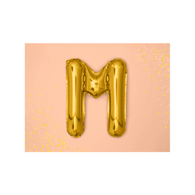 Buchstabenballon M XS - Gold | Boutique Ballooons