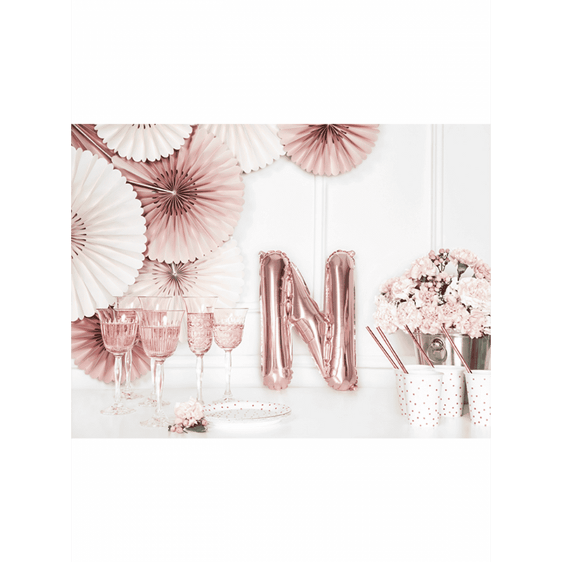 Buchstabenballon N XS - Rosegold