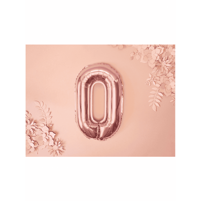 Buchstabenballon O XS - Rosegold | Boutique Ballooons