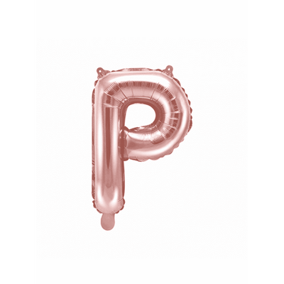 Buchstabenballon P XS - Rosegold | Boutique Ballooons