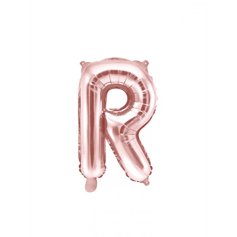 Buchstabenballon R XS - Rosegold