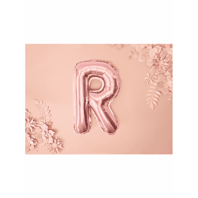 Buchstabenballon R XS - Rosegold