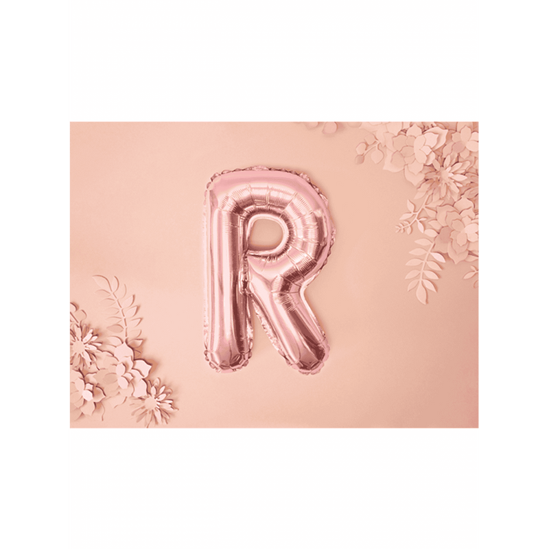 Buchstabenballon R XS - Rosegold