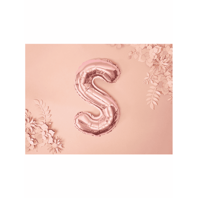 Buchstabenballon S XS - Rosegold