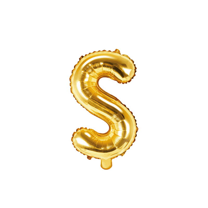 Buchstabenballon S XS - Gold