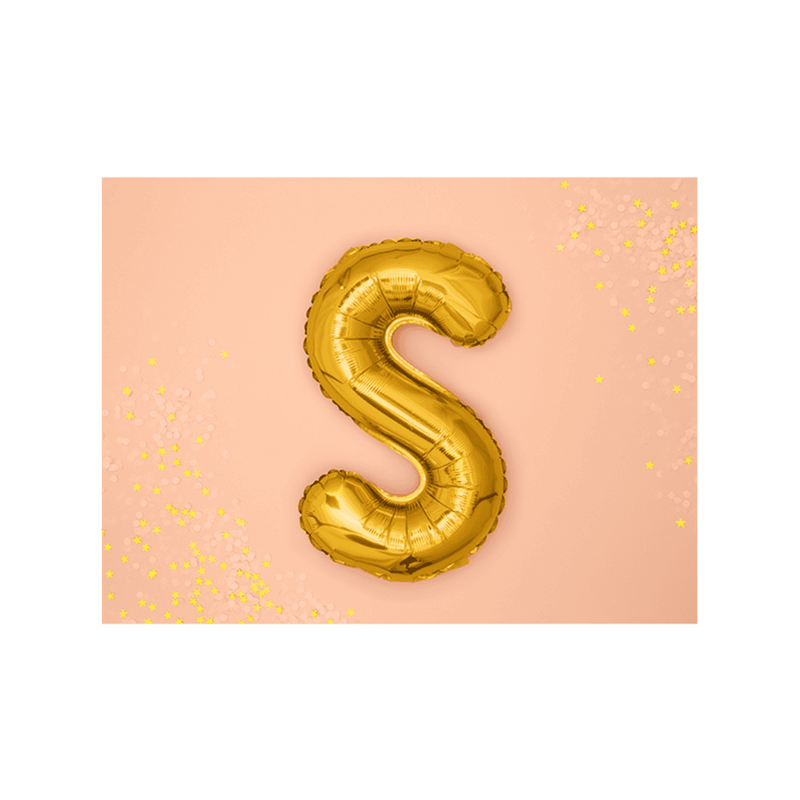 Buchstabenballon S XS - Gold