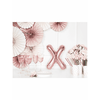 Buchstabenballon X XS - Rosegold