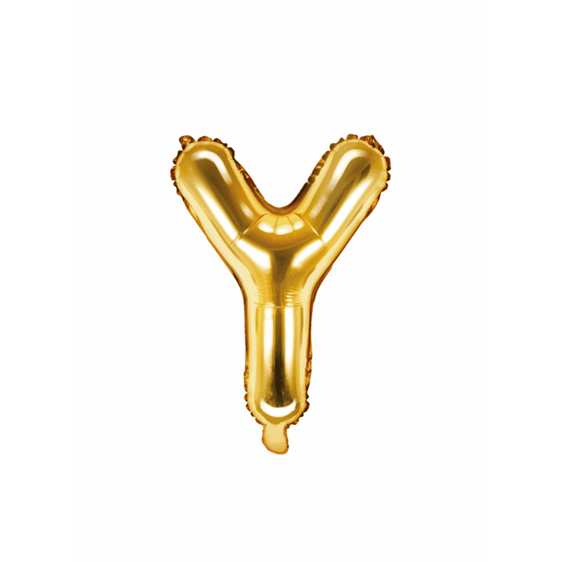 Buchstabenballon Y XS - Gold