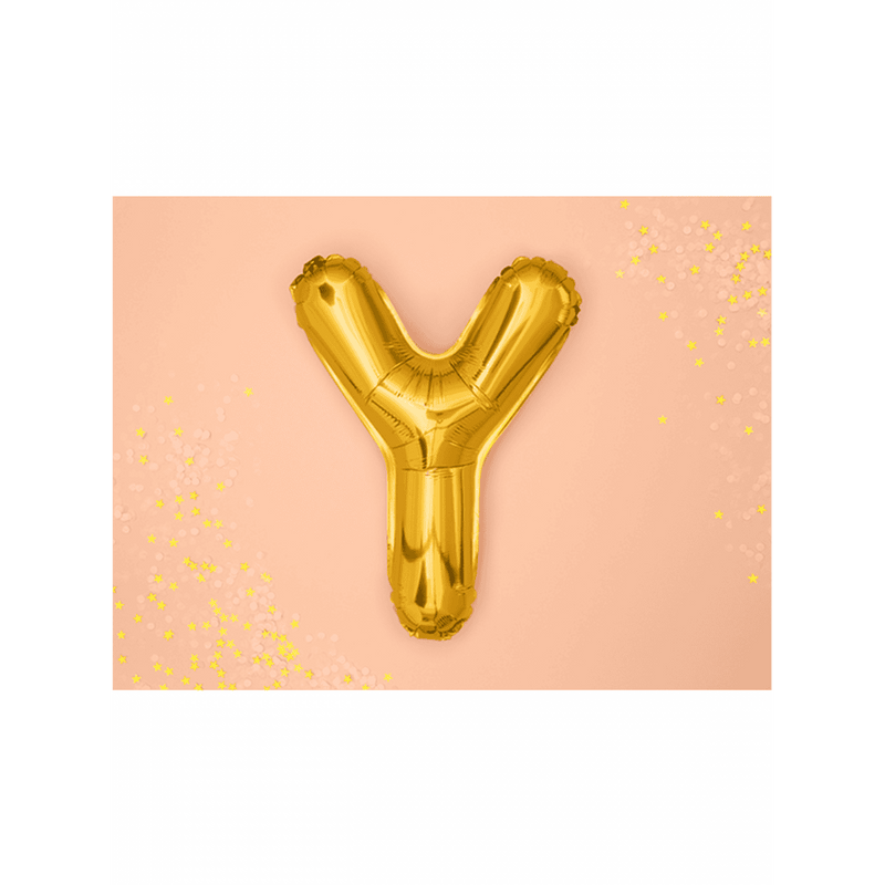 Buchstabenballon Y XS - Gold