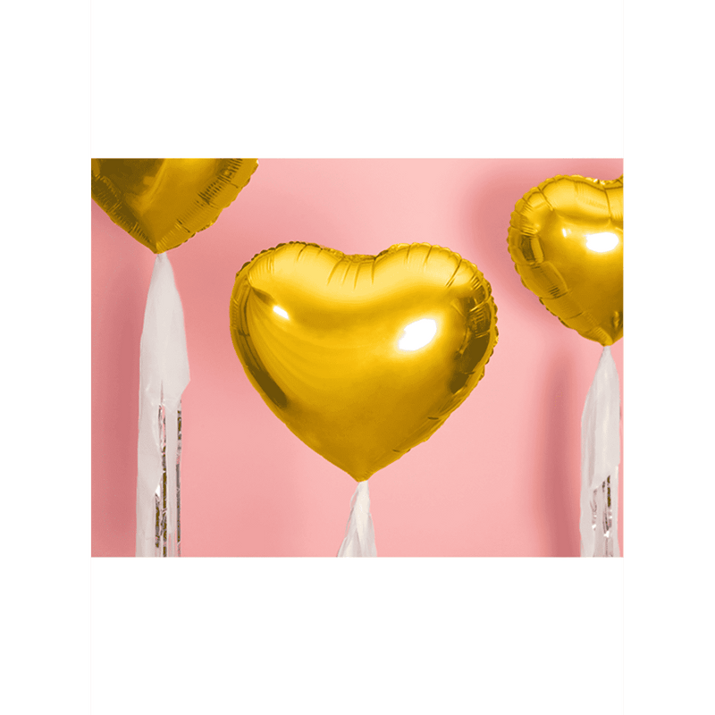 Herzballon - Glanz - Gold | Boutique Ballooons