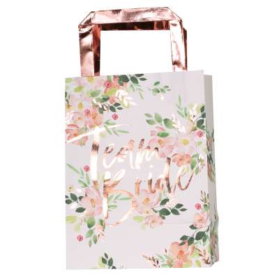 Floral Team Bride Hen Party Bags