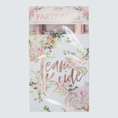 Floral Team Bride Hen Party Bags