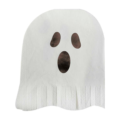 Ghost Fringe Paper Halloween Napkins