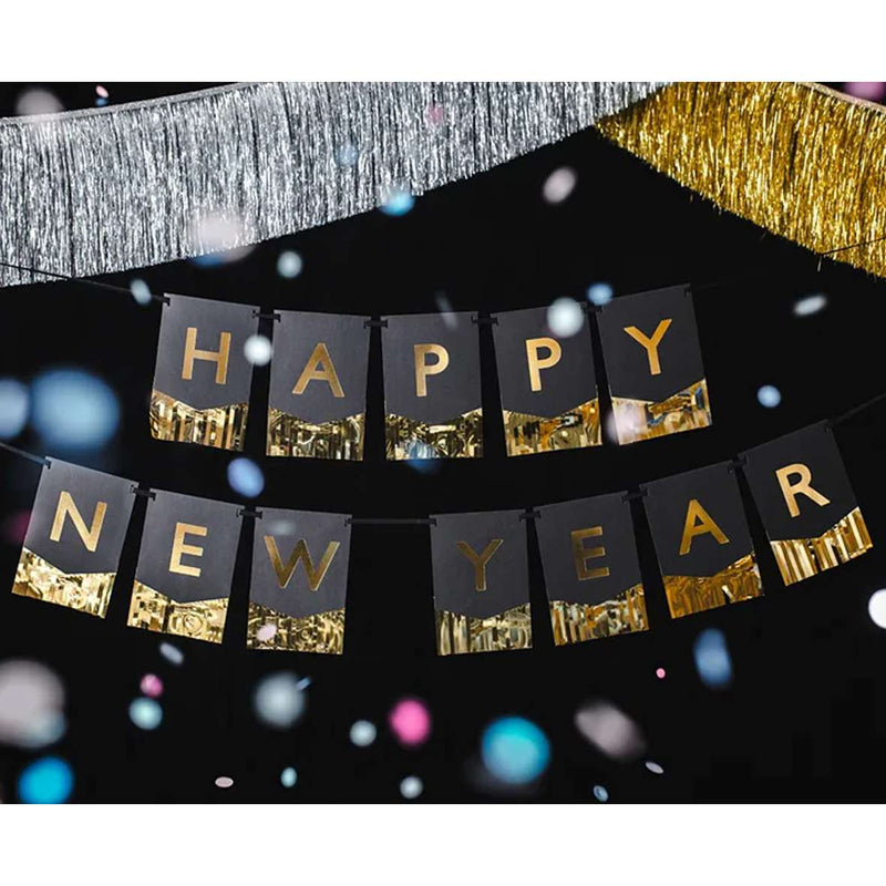 Bannergirlande - Happy New Year