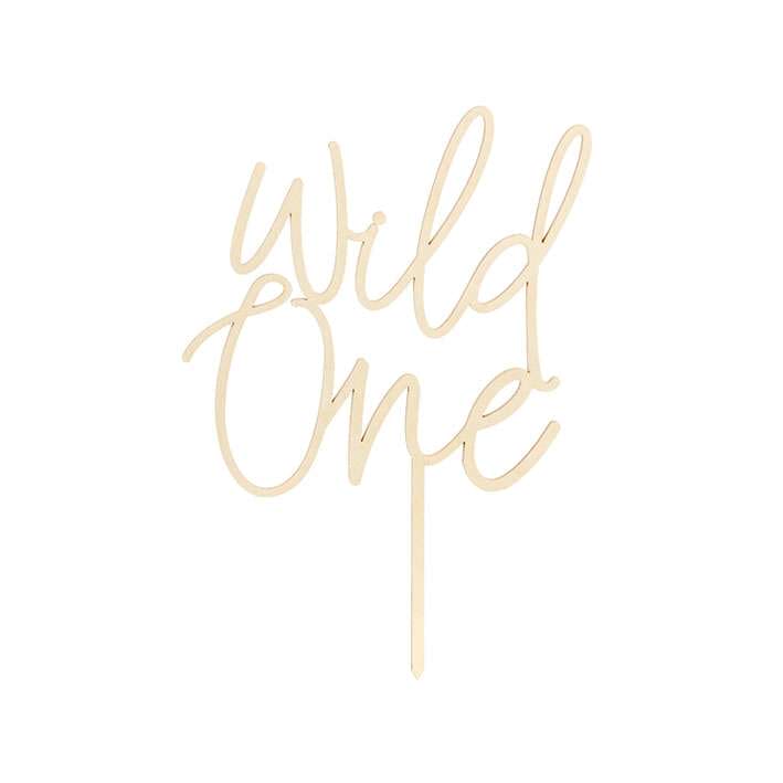 Cake Topper - Holz - Wild One