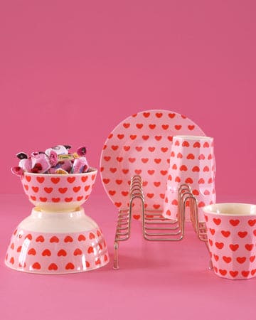 Medium Melamine Cup - Soft Pink - Sweet Hearts Print | Boutique Ballooons