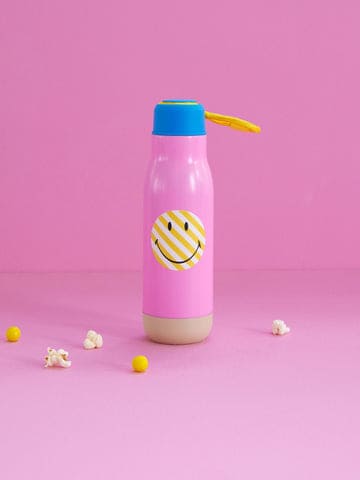 Stainless Steel Thermo bottle - Pink - Smiley® | Boutique Ballooons