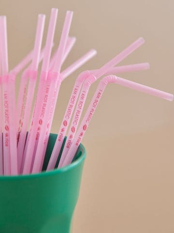 PLA Drinking Straw - Pink