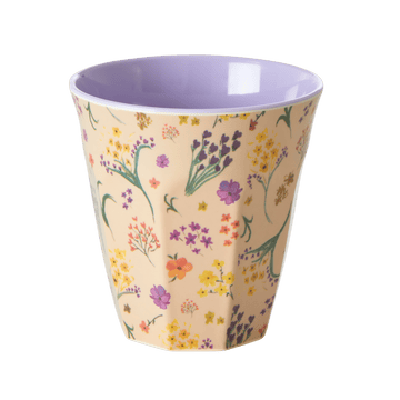 Medium Melamine Cup - Multi - Wild Flower Print