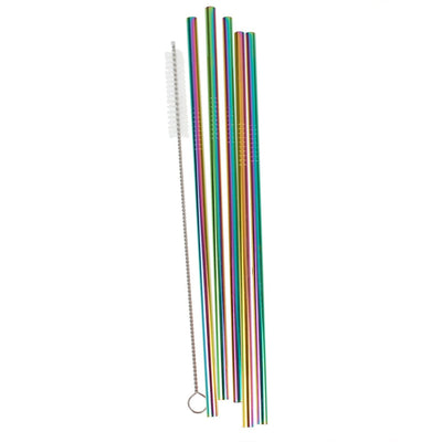 Rainbow Stainless Steel Straws