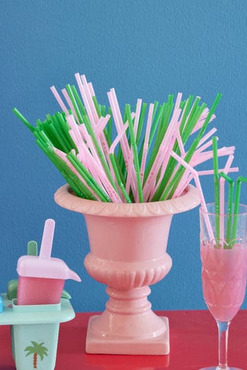 PLA Drinking Straw - Pink