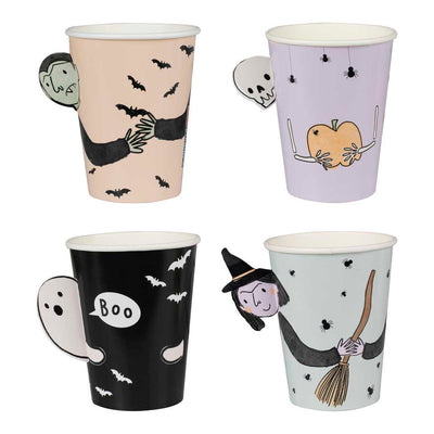 Character Halloween Paper Party Cups