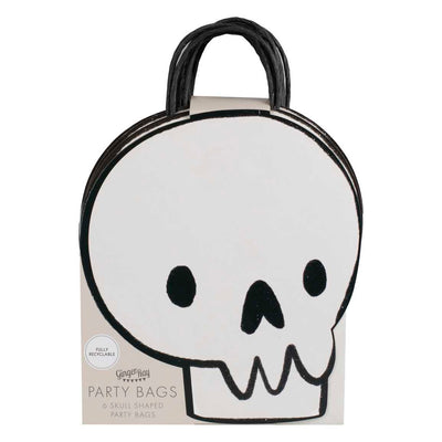 Skull Halloween Paper Party Bags