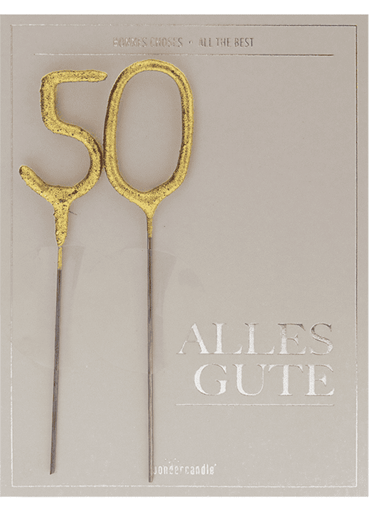 50 Alles Gute Mini Wondercard