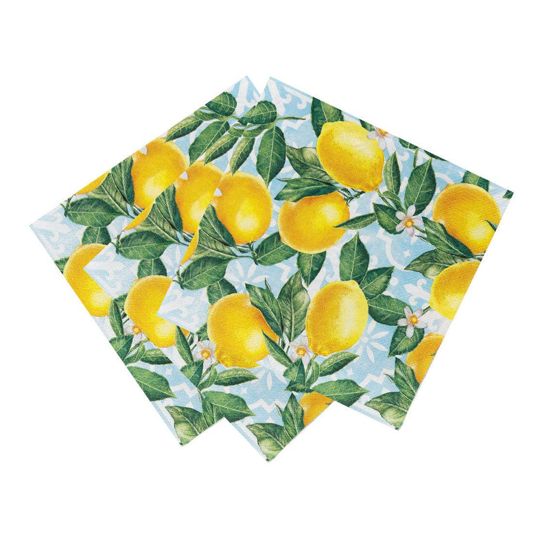 Talking Tables - Summer Lemon Papierservietten, 20 Stück | Boutique Ballooons