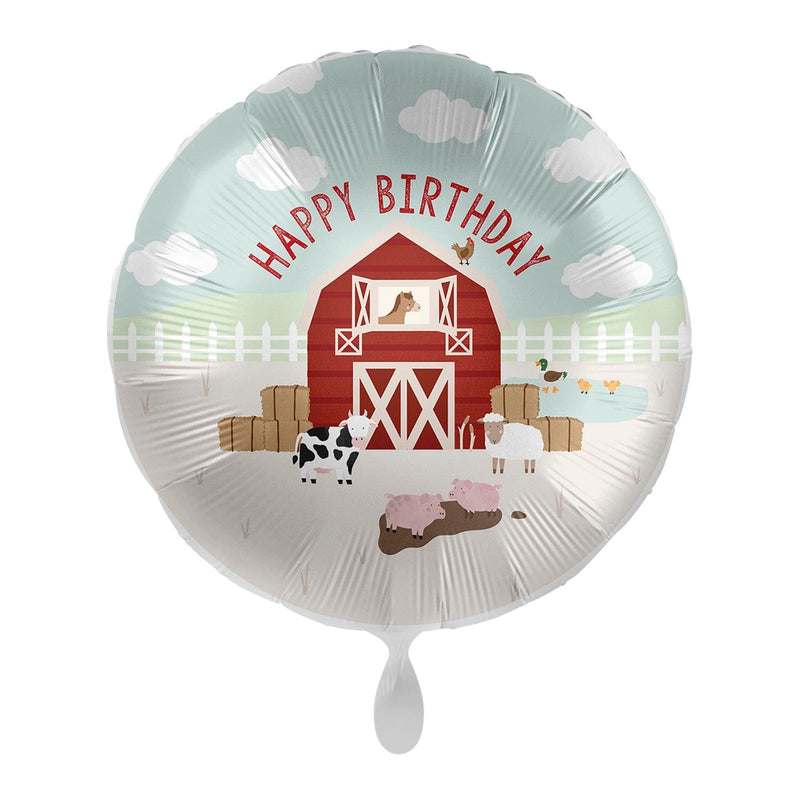 Happy Birthday Farm Party Balloon