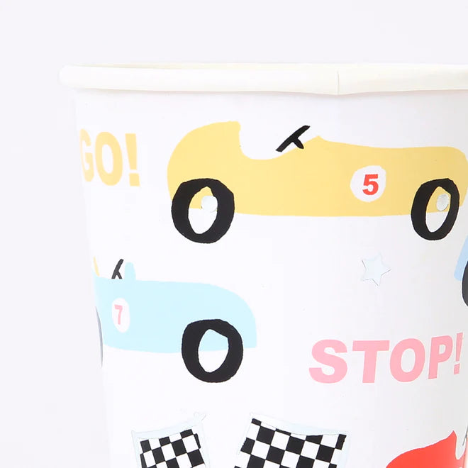 Race Car Party Cups