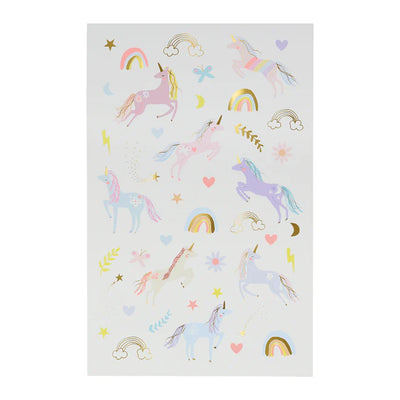 Unicorn Tattoo Sheets | Boutique Ballooons