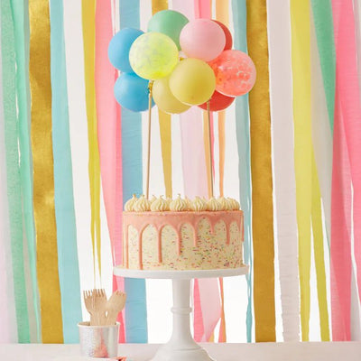 Rainbow Balloon Cake Topper Kit | Boutique Ballooons