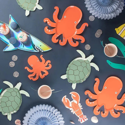 Octopus Plates | Boutique Ballooons