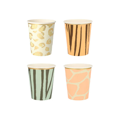 Safari Animal Print Party Cups | Boutique Ballooons