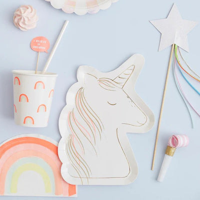 Magical Unicorn Plates | Boutique Ballooons