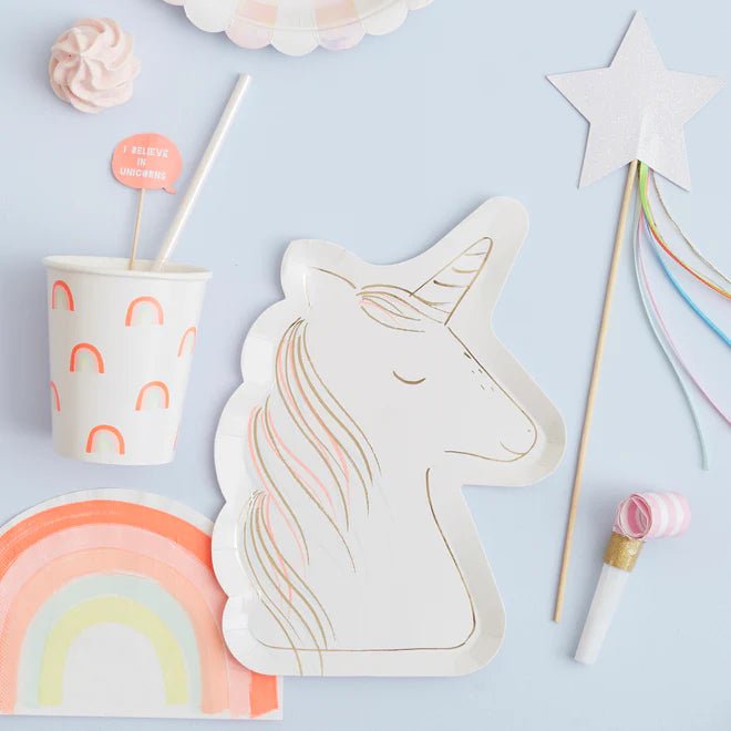 Magical Unicorn Plates | Boutique Ballooons