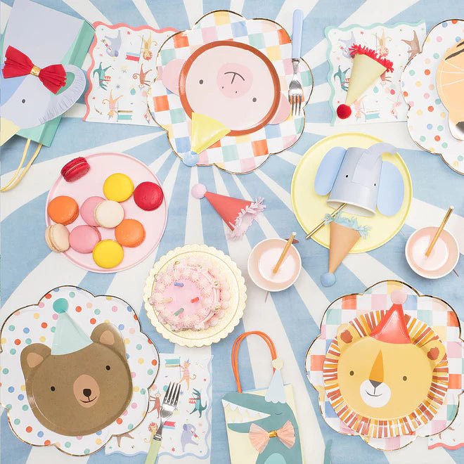 Animal Parade Die Cut Plates | Boutique Ballooons