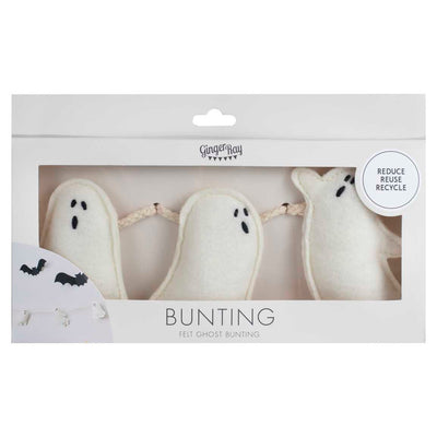 Felt Ghost Halloween Bunting