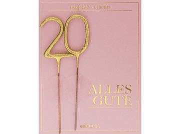 20 Alles Gute Mini Wondercard