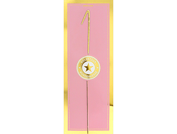 1 gold GIANT Goldstück pink Wondercandle | Boutique Ballooons