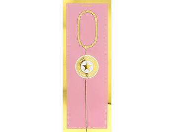 0 gold GIANT Goldstück pink Wondercandle | Boutique Ballooons