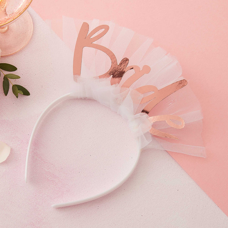 Bride To Be Hen Party Veil Headband