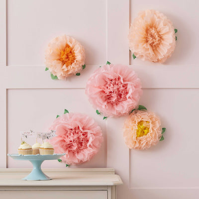 Tissue Paper Flowers Decoration | Boutique Ballooons